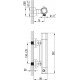 Ravak 10º Mezclador termostático mural para ducha TD033.00/150