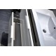 Sonia Mueble de Baño Blanco brillo 80x46 cm 2 cajones con lavabo, espejo y aplique