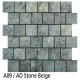 Euroshrink Mosaico Autoadhesivo A09 Stone Beige vinílico