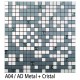 Euroshrink Mosaico Autoadhesivo A04 Metal+cristal