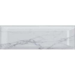 Carrara Biselado Brillo 10x30 Ribesalbes