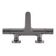 Grifo de baño termostático DARK Gun Metal SATBSDA222 DE Swiss Aqua technologies