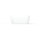 Vasque rectangulaire à poser Blanc mat Infinitio SATINF4532M de Swiss Aqua Technologies