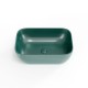 Vasque rectangulaire à poser Vert mat Infinitio SATINF4532DGEM de Swiss Aqua Technologies