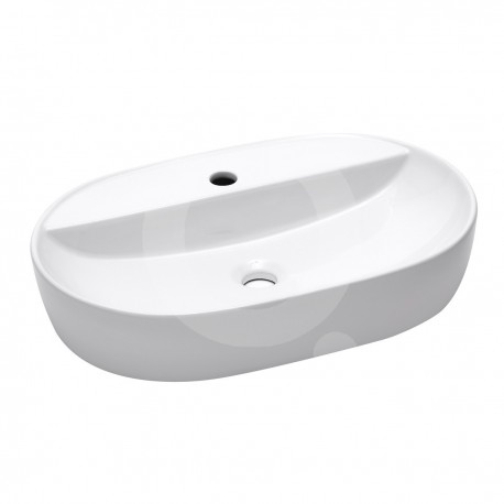 Vasque ovale à poser Blanc Brillant 60x40 Infinitio SATINF6040 de Swiss Aqua Technologies