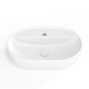 Vasque ovale à poser Blanc Mat 60x40 Infinitio SATINF6040M de Swiss Aqua Technologies