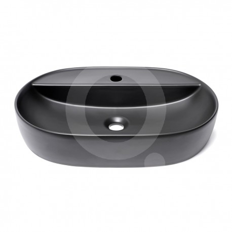 Vasque ovale à poser Noir Mat 60x40 Infinitio SATINF6040BKM de Swiss Aqua Technologies