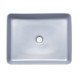 Vasque carrée à poser Bleu Mat 50x40 Infinitio SATINF5040DBLM de Swiss Aqua Technologies