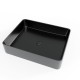 Vasque carrée à poser Noir Mat 50x40 Infinitio SATINF5040BKM de Swiss Aqua Technologies