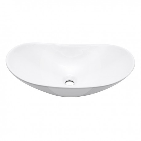 Vasque ovale à poser Infinitio SATINF61536 Blanc Brillant de Swiss Aqua Technologies