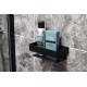 Bandeja para baño SATDPOL30MC negro mate 30cm de Swiss Aqua Technologies
