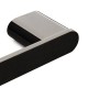Porte-serviettes SIMPLY R PVD SATDSIMR23GM noir brillant de Swiss Aqua Technologies
