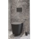 Poissoir WC chasse encastrée SATAT68 Noir Mat de Swiss Aqua Technologies