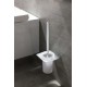 Brosse pour toilettes Evolution R SATDEVOR37 Chrome/verre de Swiss Aqua Technologies