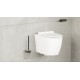 Brosse pour toilettes Simply R PVD SATDSIMR37GM Chomé/Verre de Swiss Aqua Technologies