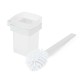 Brosse pour toilettes Simply S SATDSIMS37 Chrome/verre de Swiss Aqua Technologies