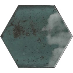 Hope Blue Hexagonal 15x17,3 Brillo Cerámica Ribesalbes