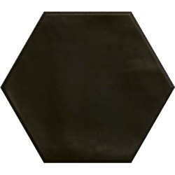 Hope Nero Graphito Hexagonal 15x17,3 Brillo Cerámica Ribesalbes