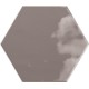 Geometry Charcoal Hexagonal 15x17,3 Brillo Cerámica Ribesalbes