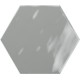 Geometry Grey Hexagonal 15x17,3 Brillo Cerámica Ribesalbes