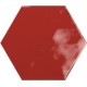 Geometry Red Hexagonal 15x17,3 Brillo Cerámica Ribesalbes