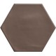 Geometry Brown Hexagonal 15x17,3 Porcelánico Mate ADZ Cerámica Ribesalbes