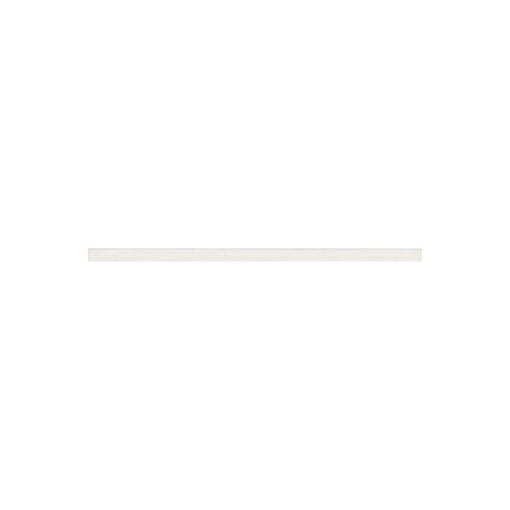 MONOCHROME ROUND Listelo WHITE GLOSS 1,2x30 Brillo Cerámica Ribesalbes