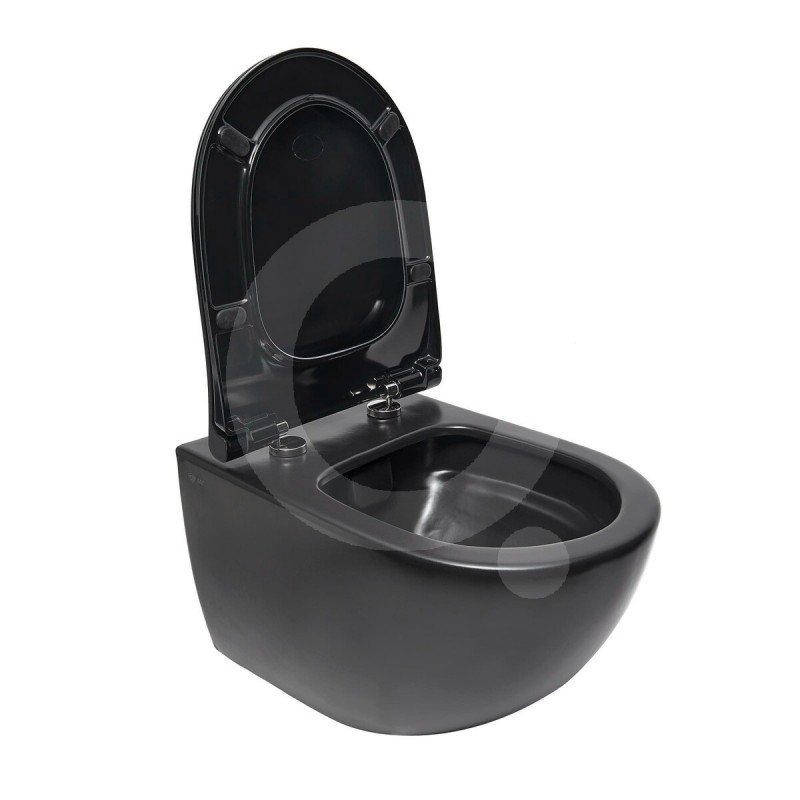 WC suspendu CUV couleur noir - Robinet&Co