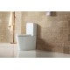 Swiss Aqua Technologies Brevis WC sur pied avec réservoir de chasse et couvercle à fermeture douce (SATBRE031RREXVP)