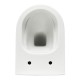 Conjunto cisterna bastidor Geberit Duofix, pulsador blanco brillo con inodoro Alfa blanco completo
