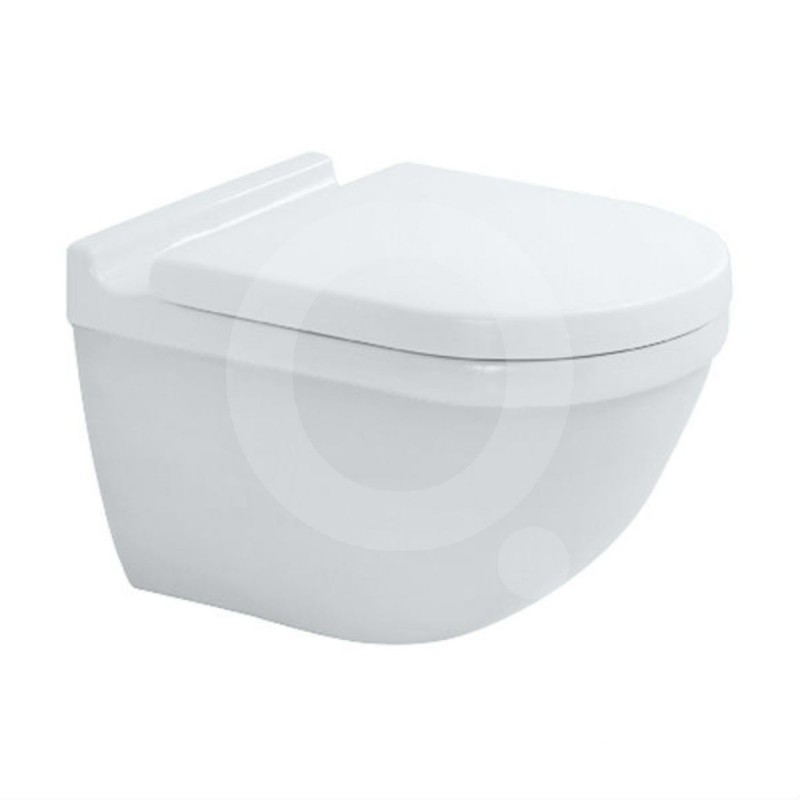 Bâti-support encastré et bouton poussoir blanc avec WC Suspendu France