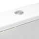 WC Compacto Blanco Brillo INFINITIO RIM-EX Con Asiento y Tapa de Swiss Aqua Technologies