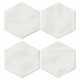 ONE BY ONE MINI HEX WHITE 11.80X10.20 DE CERAMICAS RIBESALBES
