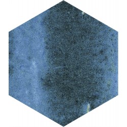 Artisan Hex Blue 11.8x10.2 Revestimiento Brillo