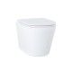 Conjunto cisterna+bastidor Geberit Duofix, pulsador blanco brillo con inodoro Brevis blanco completo