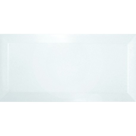 Ribesalbes Cerámica Bisel Blanco Brillo 7.5x15