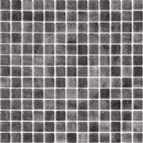 Niebla Negro Antideslizante 33x33 Mosaico Cristal