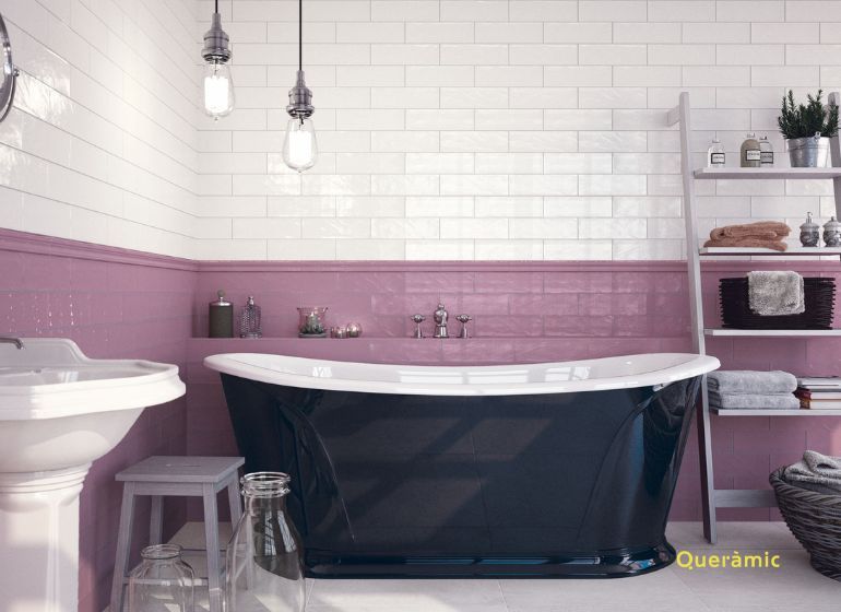 ideas para pintar azulejos baño